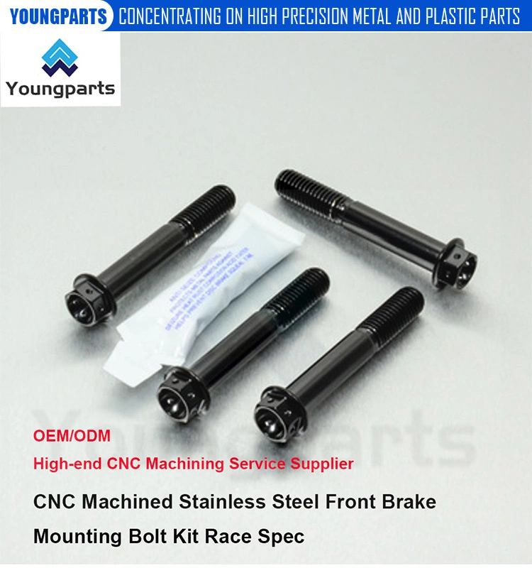 CNC Turned Stainless Steel Bolts for Reliable Front Brake Mounting on Your Motorcycle