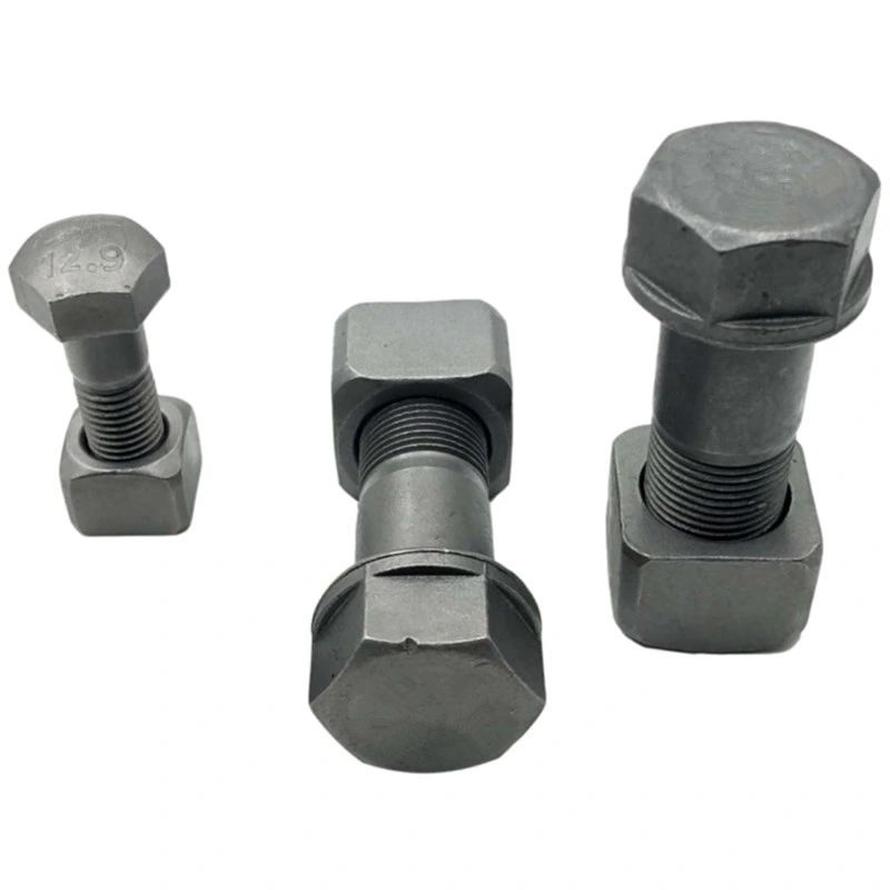 Track Bolts Nuts and Bolts Manufacturing All Kinds Excavator or Bulldozer Track Bolts Nuts
