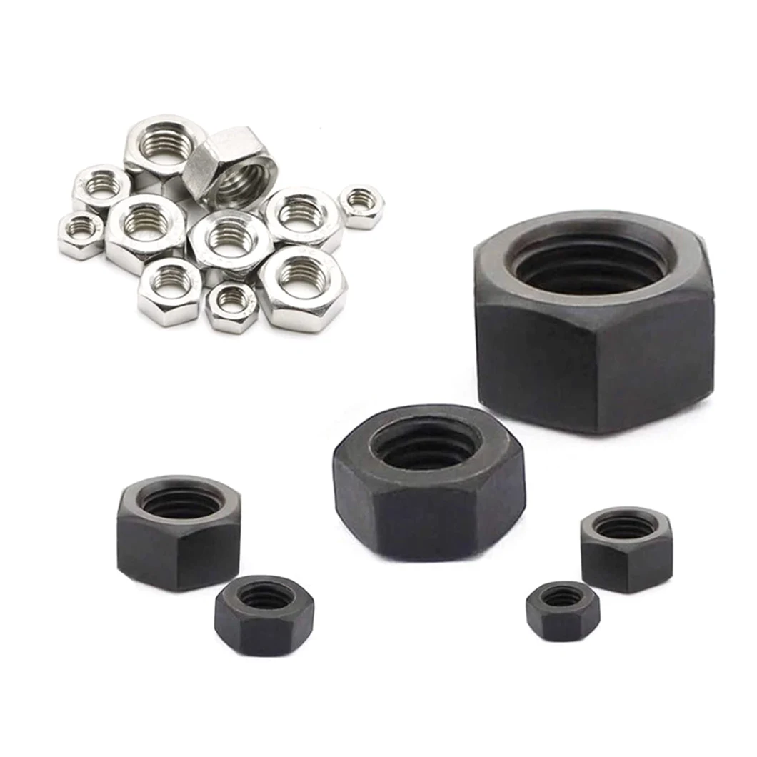 China Fastener Manufacturer Tc4 DIN934 Nut Titanium M8 for Sale Hexagon Titanium Nuts and Bolts